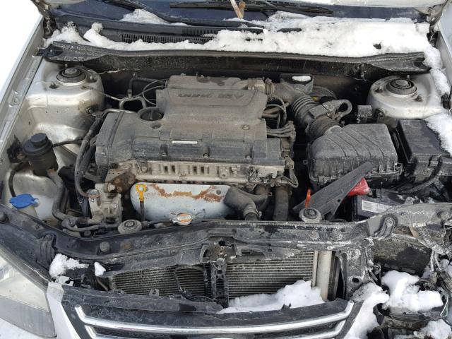 KNAFE221595650419 - 2009 KIA SPECTRA EX SILVER photo 7