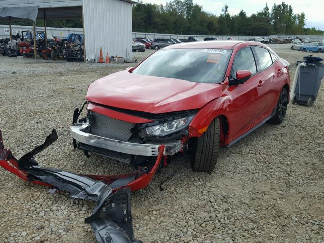 SHHFK7H40JU222348 - 2018 HONDA CIVIC SPOR RED photo 2