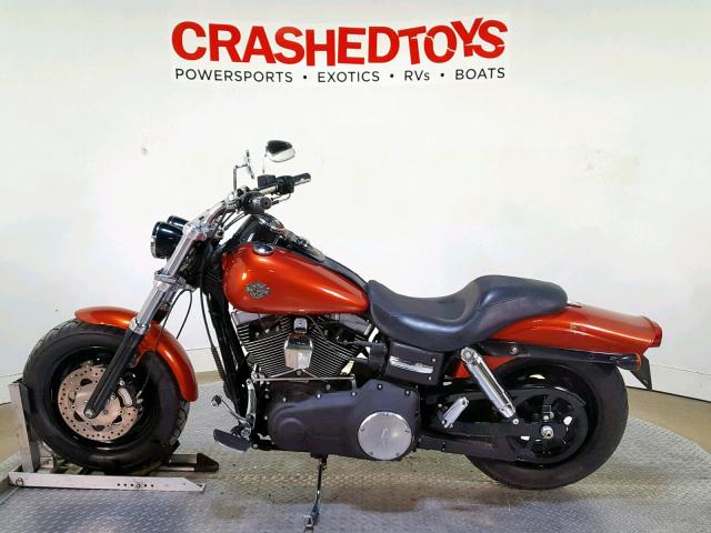 1HD1GY411BC318629 - 2011 HARLEY-DAVIDSON FXDF ORANGE photo 5