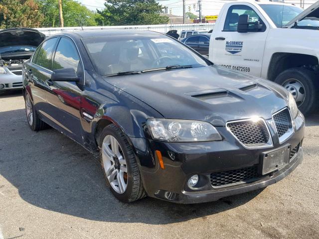 6G2ER577X9L169781 - 2009 PONTIAC G8 BLACK photo 1