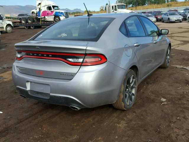 1C3CDFBB0FD298719 - 2015 DODGE DART SXT SILVER photo 4