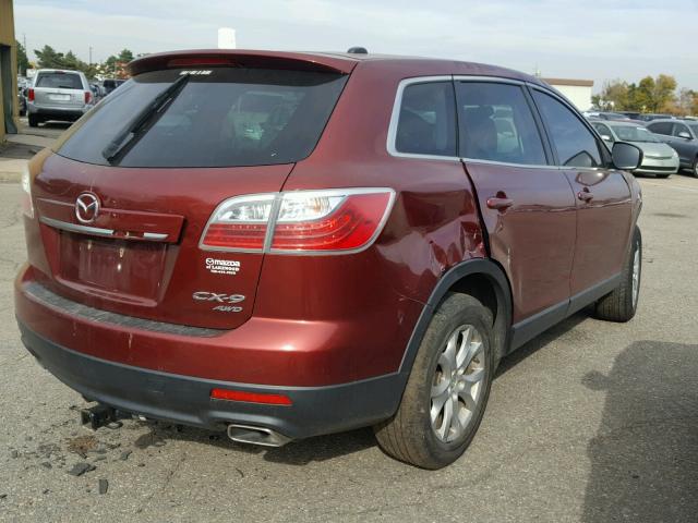 JM3TB3CA8C0353871 - 2012 MAZDA CX-9 RED photo 4