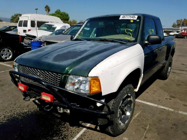 1FTZR15E91PA95934 - 2001 FORD RANGER SUP GREEN photo 2