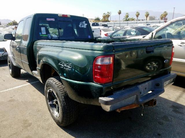 1FTZR15E91PA95934 - 2001 FORD RANGER SUP GREEN photo 3