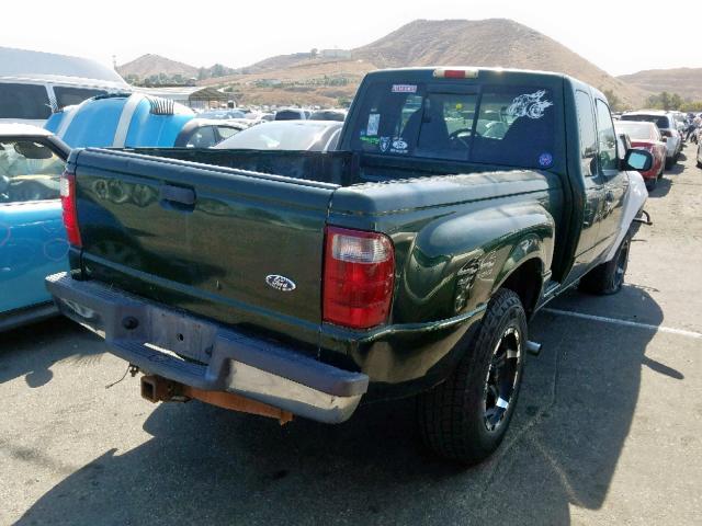 1FTZR15E91PA95934 - 2001 FORD RANGER SUP GREEN photo 4