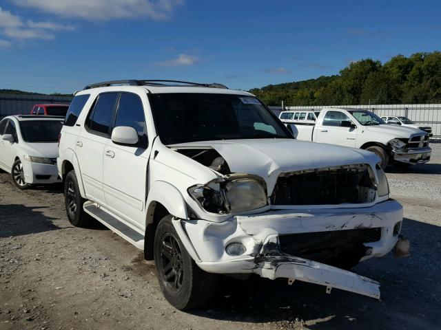 5TDBT48A44S208342 - 2004 TOYOTA SEQUOIA LI WHITE photo 1