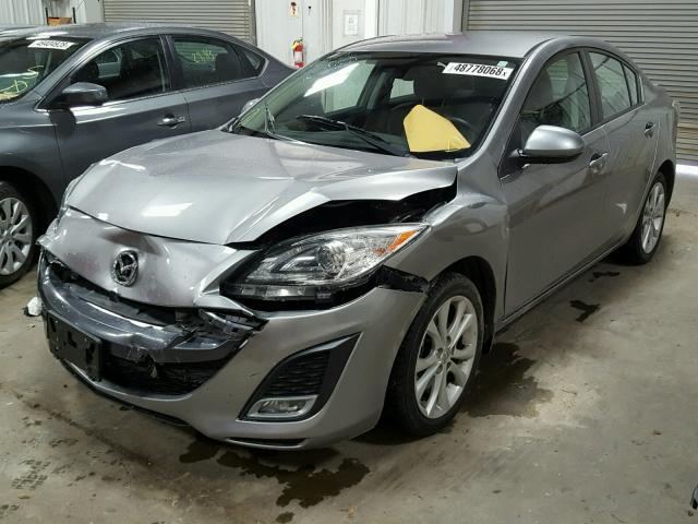 JM1BL1S55A1269346 - 2010 MAZDA 3 S SILVER photo 2