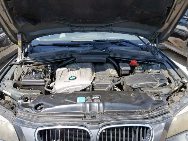 WBANE53556CK83480 - 2006 BMW 525 I GREEN photo 7