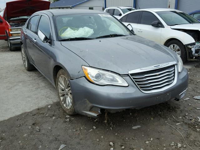 1C3CCBCG3CN159275 - 2012 CHRYSLER 200 LIMITE SILVER photo 1