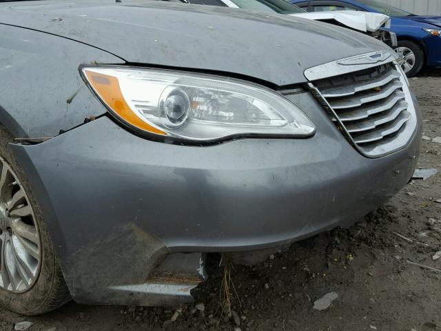 1C3CCBCG3CN159275 - 2012 CHRYSLER 200 LIMITE SILVER photo 9