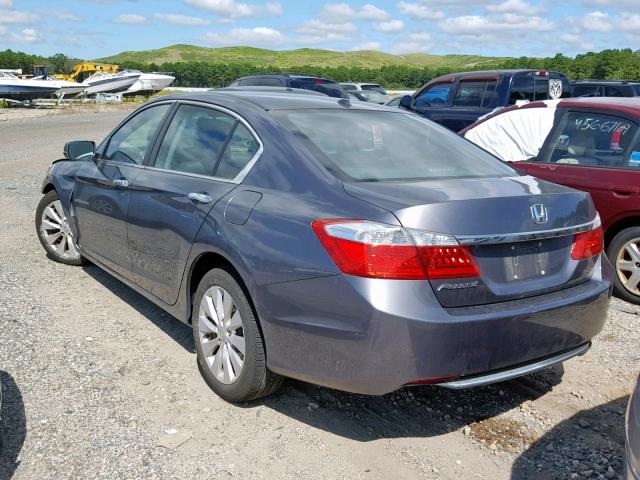 1HGCR2F85DA016367 - 2013 HONDA ACCORD EXL GRAY photo 3