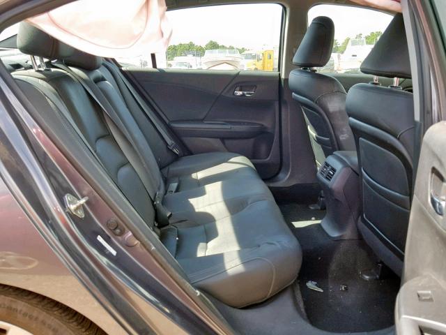 1HGCR2F85DA016367 - 2013 HONDA ACCORD EXL GRAY photo 6