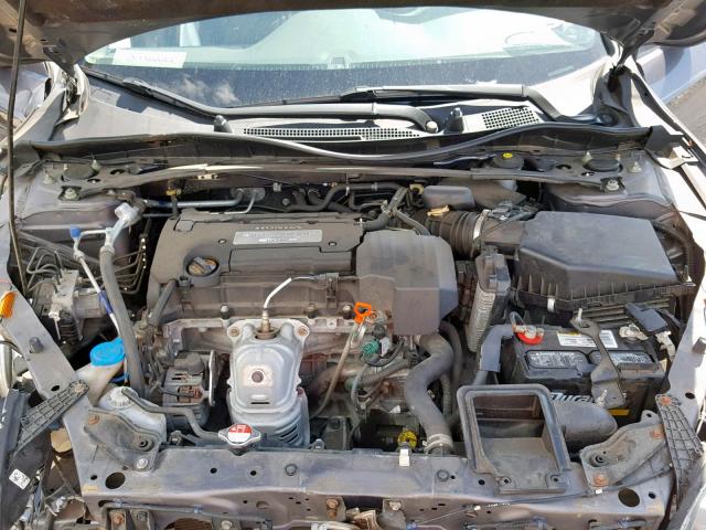 1HGCR2F85DA016367 - 2013 HONDA ACCORD EXL GRAY photo 7