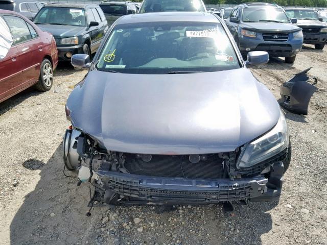 1HGCR2F85DA016367 - 2013 HONDA ACCORD EXL GRAY photo 9