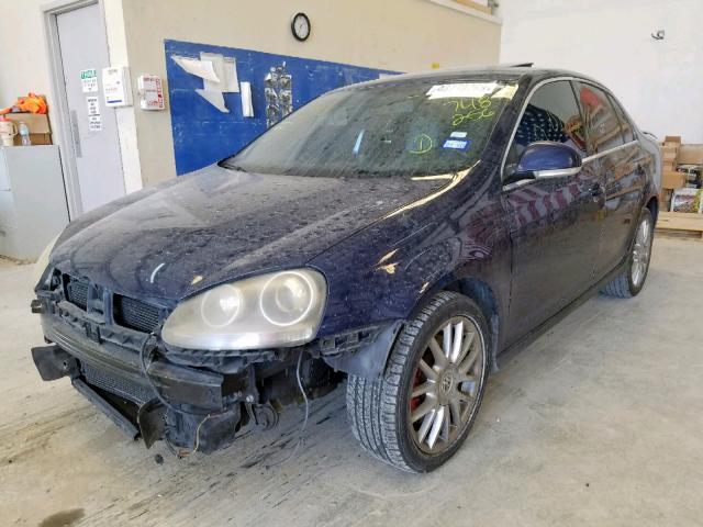 3VWXJ71K46M748256 - 2006 VOLKSWAGEN JETTA GLI BLUE photo 2