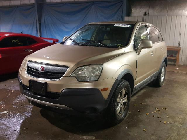 3GSCL33P68S513454 - 2008 SATURN VUE XE GOLD photo 2