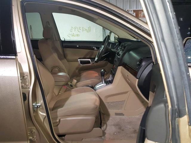 3GSCL33P68S513454 - 2008 SATURN VUE XE GOLD photo 5