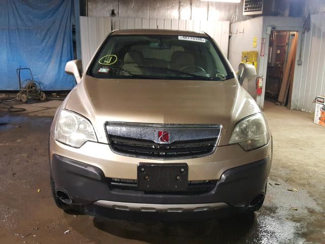 3GSCL33P68S513454 - 2008 SATURN VUE XE GOLD photo 9