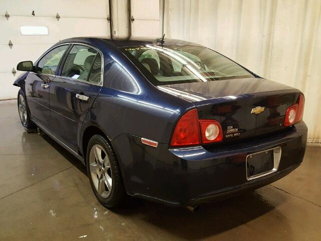 1G1ZH57B584207887 - 2008 CHEVROLET MALIBU 1LT BLUE photo 3