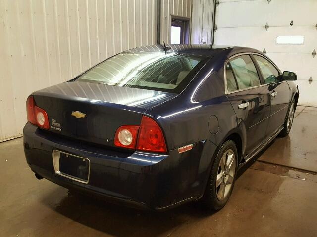 1G1ZH57B584207887 - 2008 CHEVROLET MALIBU 1LT BLUE photo 4