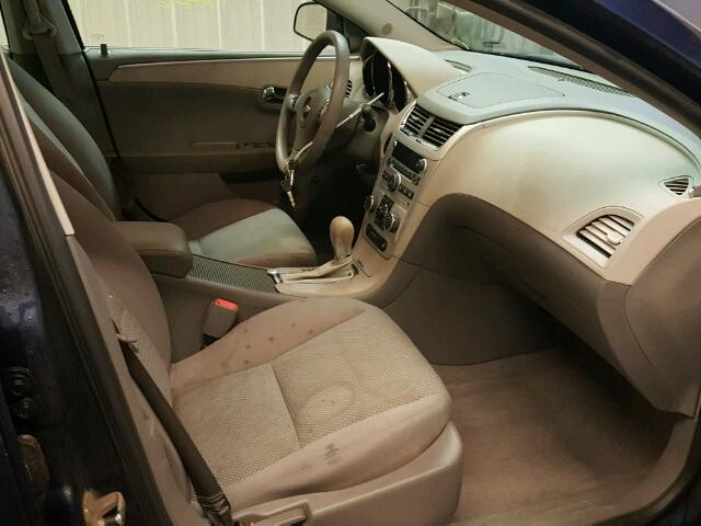1G1ZH57B584207887 - 2008 CHEVROLET MALIBU 1LT BLUE photo 5