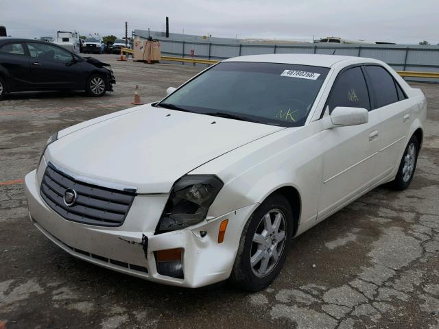 1G6DP567850148468 - 2005 CADILLAC CTS HI FEA WHITE photo 2