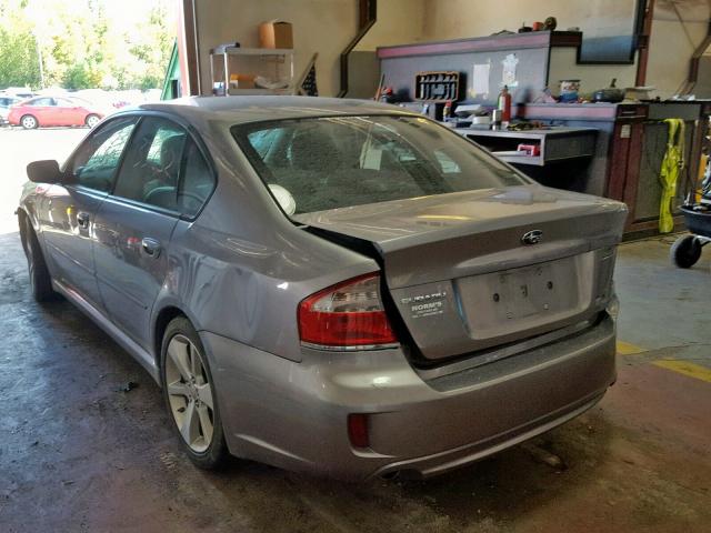 4S3BL616X86222320 - 2008 SUBARU LEGACY 2.5 SILVER photo 3