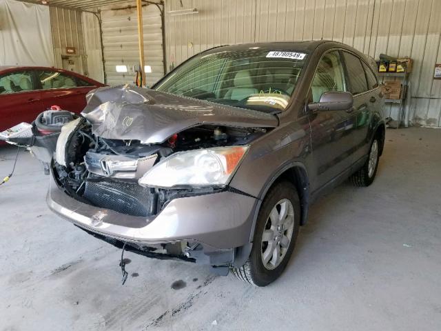 5J6RE48769L051610 - 2009 HONDA CR-V EXL BROWN photo 2