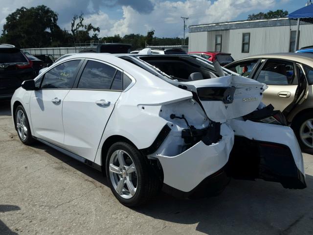 1G1RA6S55JU154626 - 2018 CHEVROLET VOLT LT WHITE photo 3