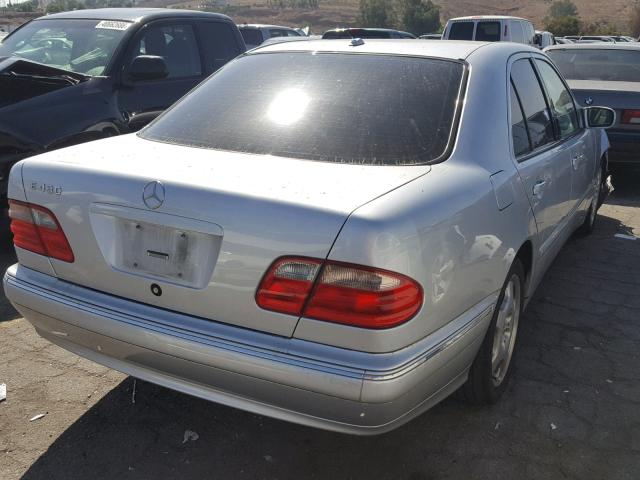 WDBJF70J92B459134 - 2002 MERCEDES-BENZ E 430 SILVER photo 4