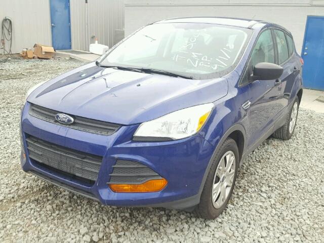 1FMCU0F77EUA67244 - 2014 FORD ESCAPE S BLUE photo 2