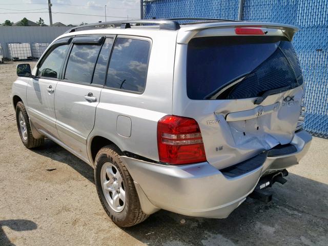 JTEGF21A420059079 - 2002 TOYOTA HIGHLANDER SILVER photo 3