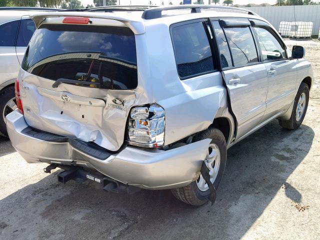 JTEGF21A420059079 - 2002 TOYOTA HIGHLANDER SILVER photo 4