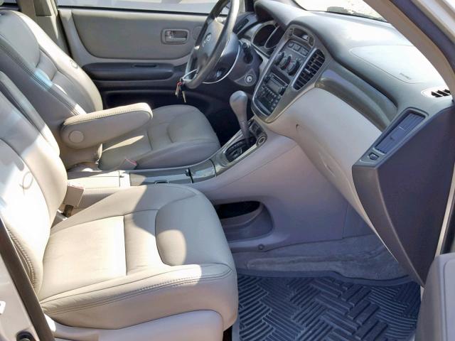 JTEGF21A420059079 - 2002 TOYOTA HIGHLANDER SILVER photo 5