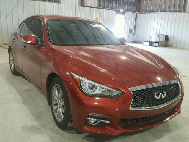 JN1BV7AP5EM689390 - 2014 INFINITI Q50 BASE RED photo 1