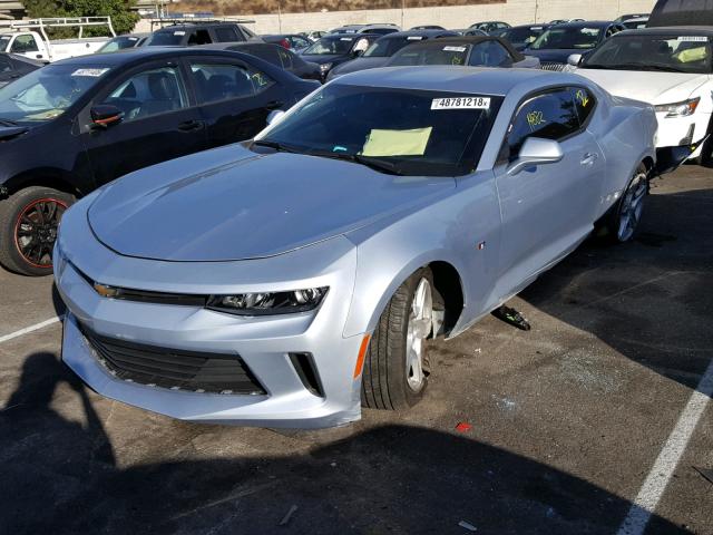 1G1FA1RX5H0186622 - 2017 CHEVROLET CAMARO LS SILVER photo 2