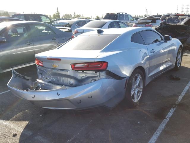 1G1FA1RX5H0186622 - 2017 CHEVROLET CAMARO LS SILVER photo 4