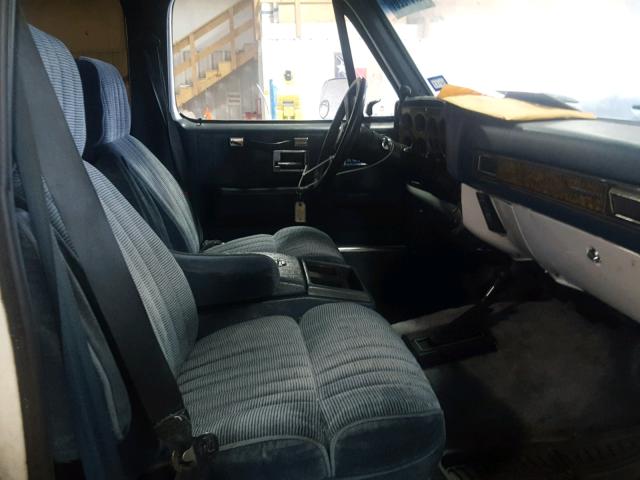 1GKEV16K5LF500828 - 1990 GMC SUBURBAN V BLUE photo 5