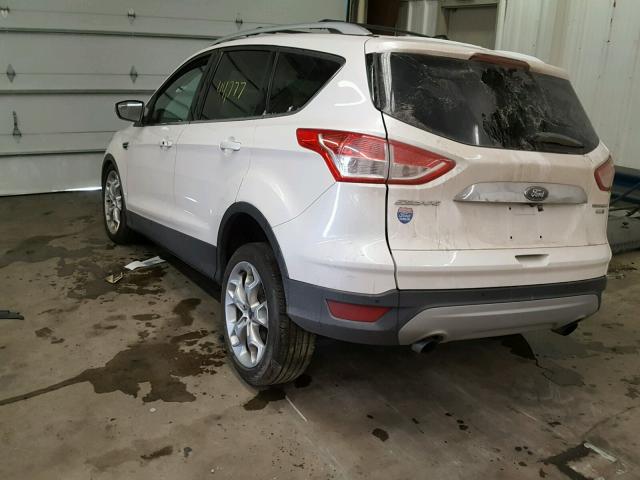 1FMCU9J95EUB15918 - 2014 FORD ESCAPE TIT WHITE photo 3