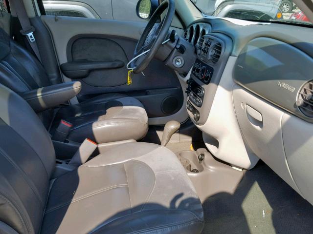 3C8FY4BB11T542848 - 2001 CHRYSLER PT CRUISER WHITE photo 5