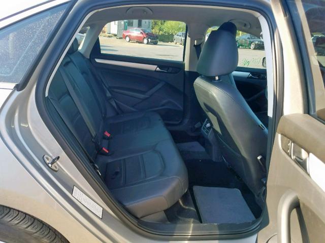 1VWBP7A3XDC043543 - 2013 VOLKSWAGEN PASSAT SE GRAY photo 6