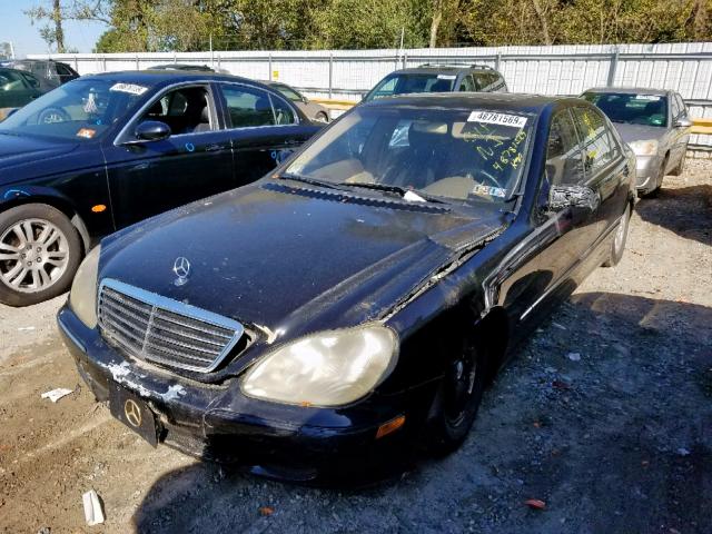 WDBNG70J7YA097771 - 2000 MERCEDES-BENZ S430 BLACK photo 2