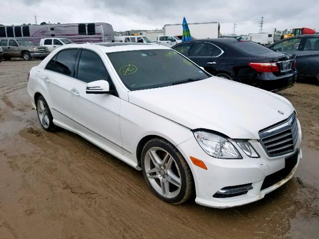 WDDHF5KB0DA720319 - 2013 MERCEDES-BENZ E350 WHITE photo 1