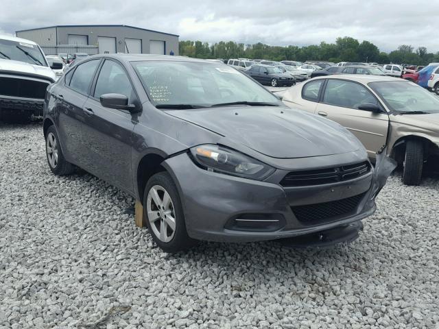 1C3CDFBB0FD142616 - 2015 DODGE DART SXT GRAY photo 1