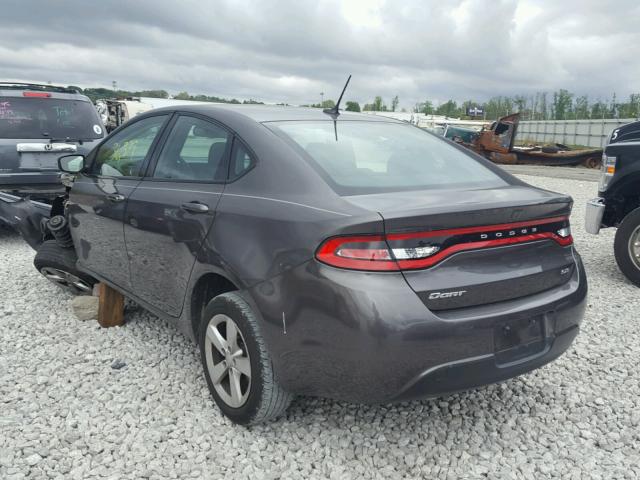 1C3CDFBB0FD142616 - 2015 DODGE DART SXT GRAY photo 3