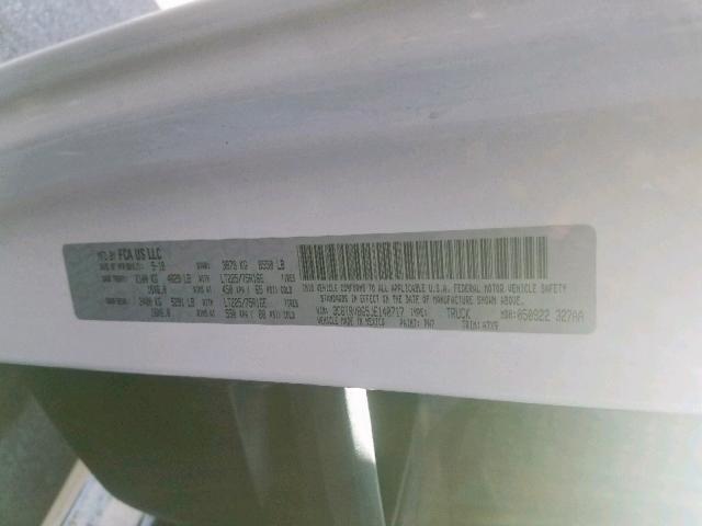 3C6TRVBG5JE140717 - 2018 RAM PROMASTER 白色 照片 10