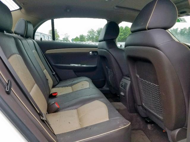 1G1ZE5E73A4116727 - 2010 CHEVROLET MALIBU LTZ თეთრი ფოტო 6