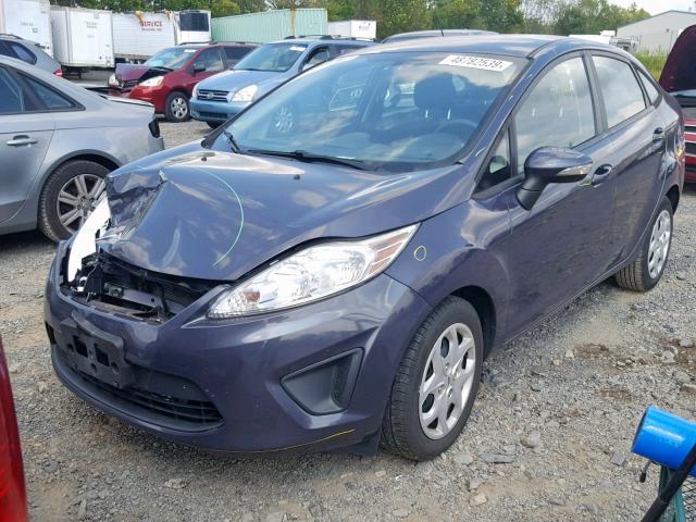 3FADP4BJ9DM191470 - 2013 FORD FIESTA SE BLUE photo 2