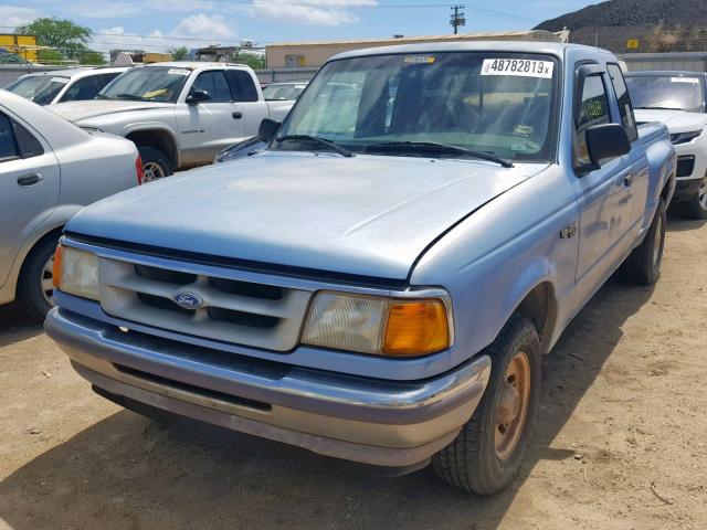 1FTCR14A8VPA85356 - 1997 FORD RANGER SUP BLUE photo 2