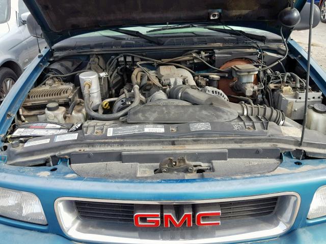 1GKDT13W9SK540392 - 1995 GMC JIMMY GREEN photo 7